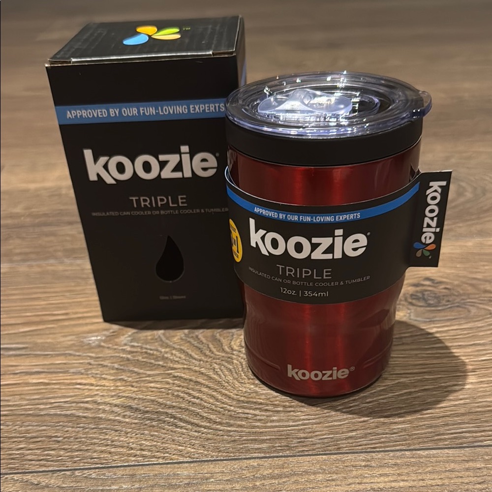 Koozie Triple Red Tumbler